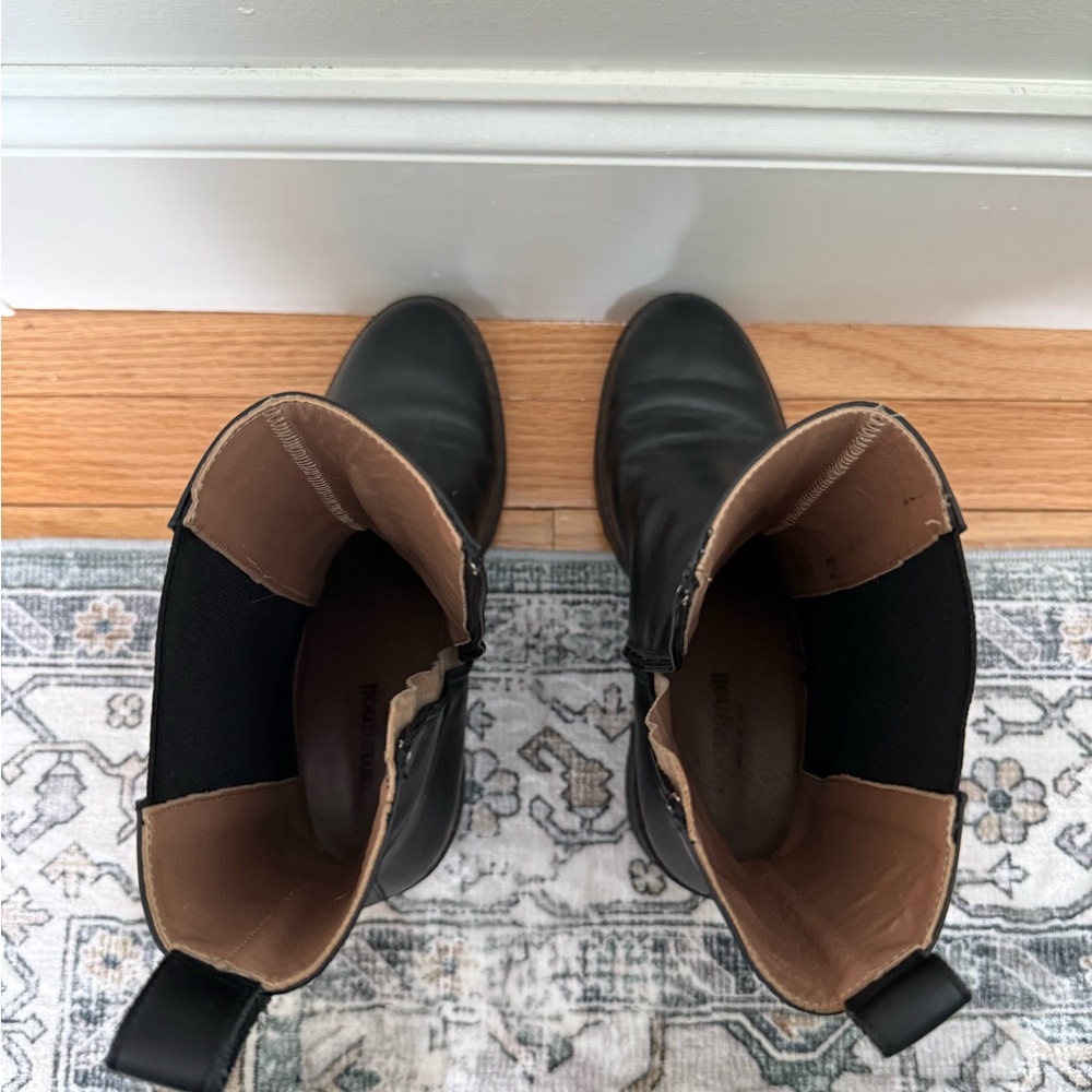 Women’s Italian Black Leather Boots - Picture 6 of 9